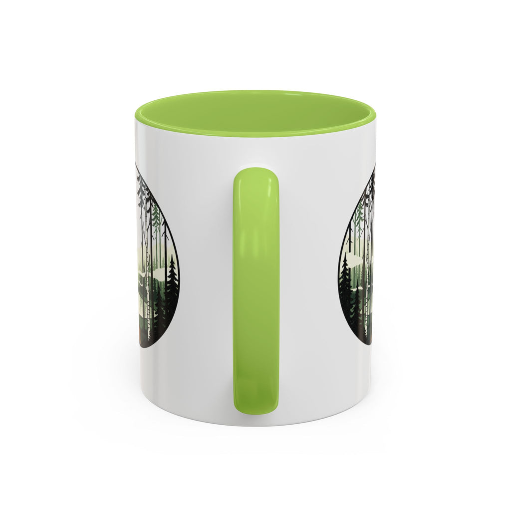 Buck Deer Coffee Mug — Forest Scenic Accent Mug (11/15oz)