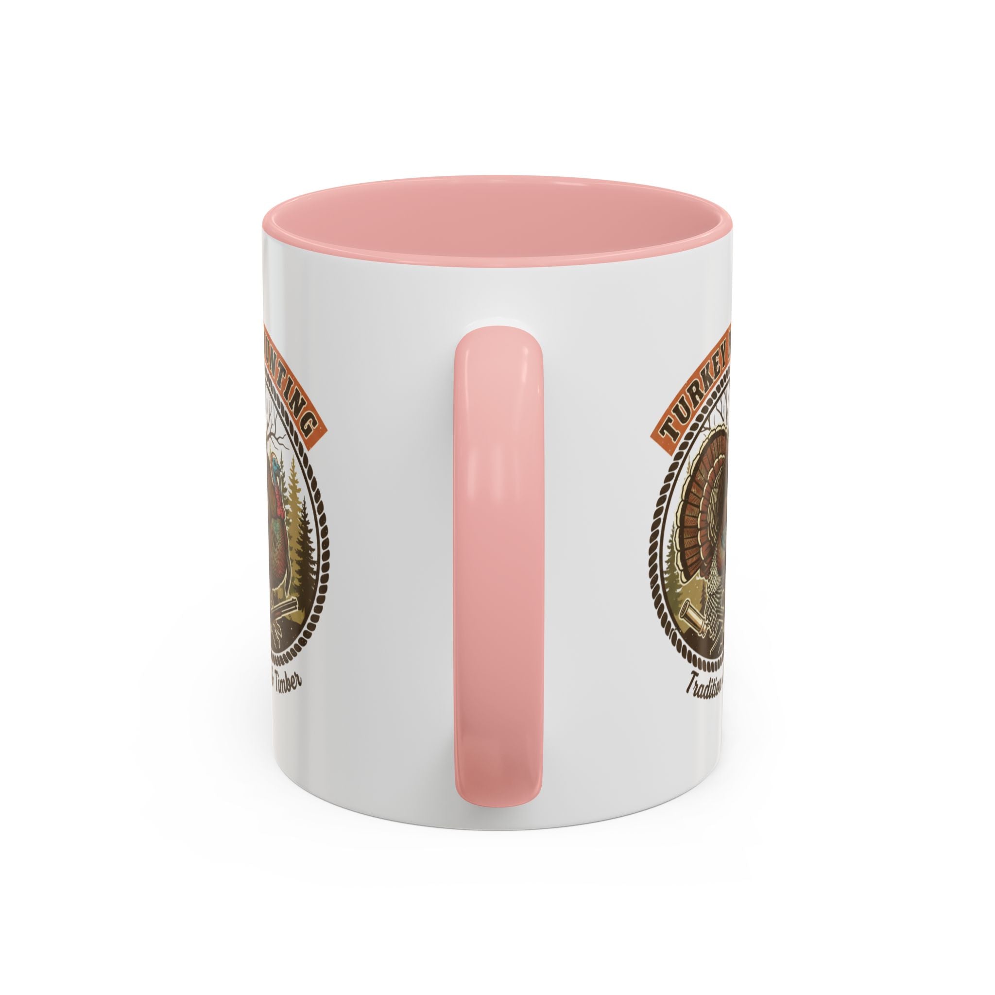 Turkey Hunting Coffee Mug — Rustic Wild Turkey Accent Mug (11/15 oz)
