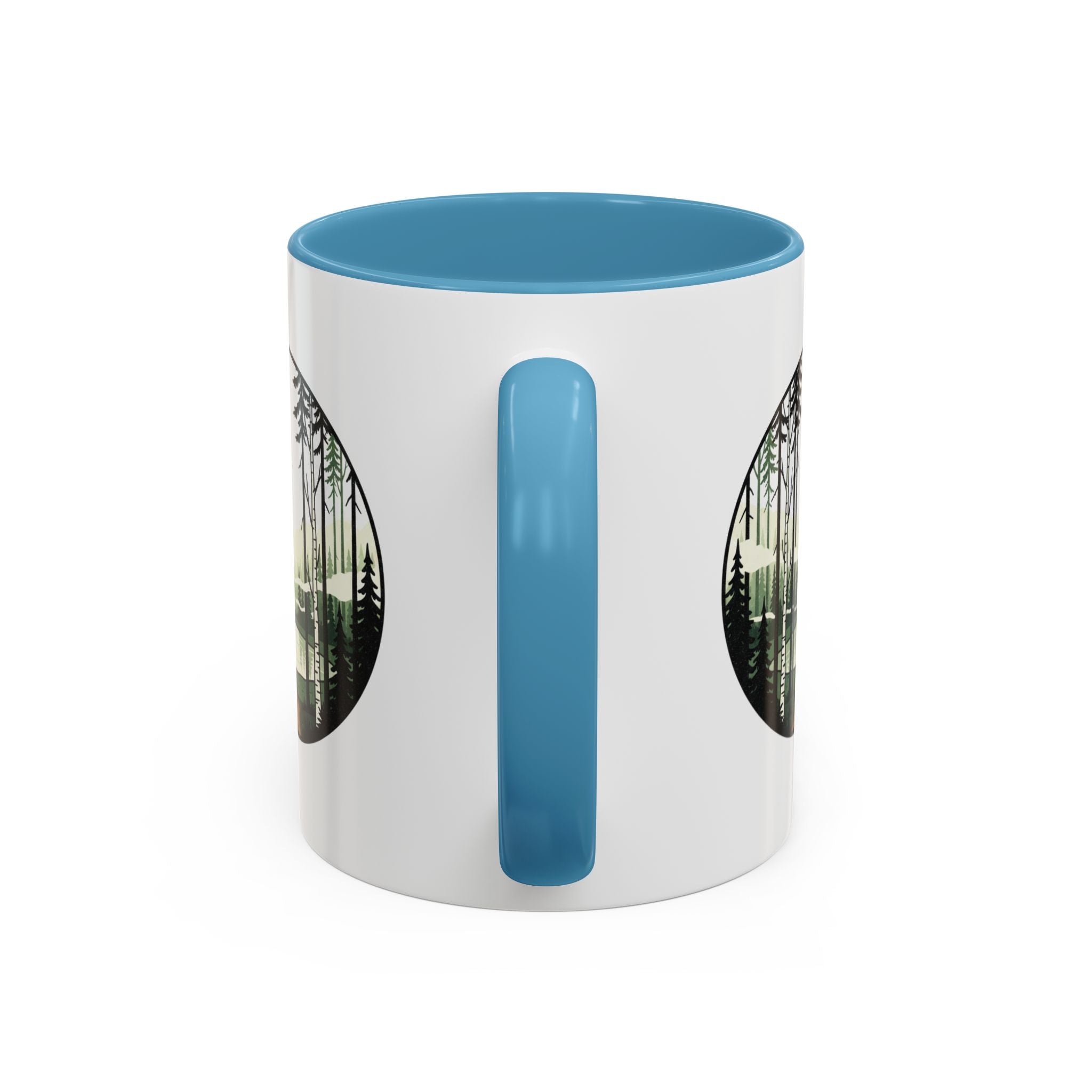 Buck Deer Coffee Mug — Forest Scenic Accent Mug (11/15oz)