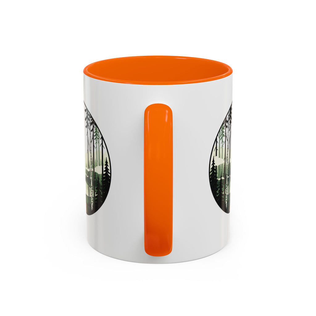 Buck Deer Coffee Mug — Forest Scenic Accent Mug (11/15oz)