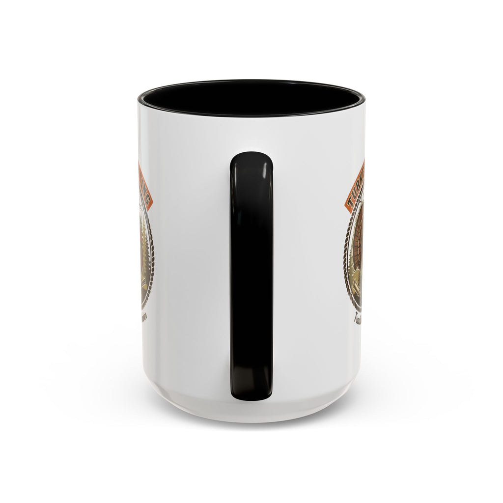 Turkey Hunting Coffee Mug — Rustic Wild Turkey Accent Mug (11/15 oz)