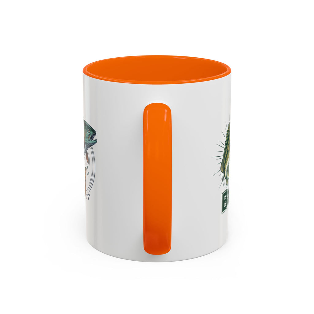 Fishing Mug — Animated Trout & Angler Coffee Cup (11/15oz)