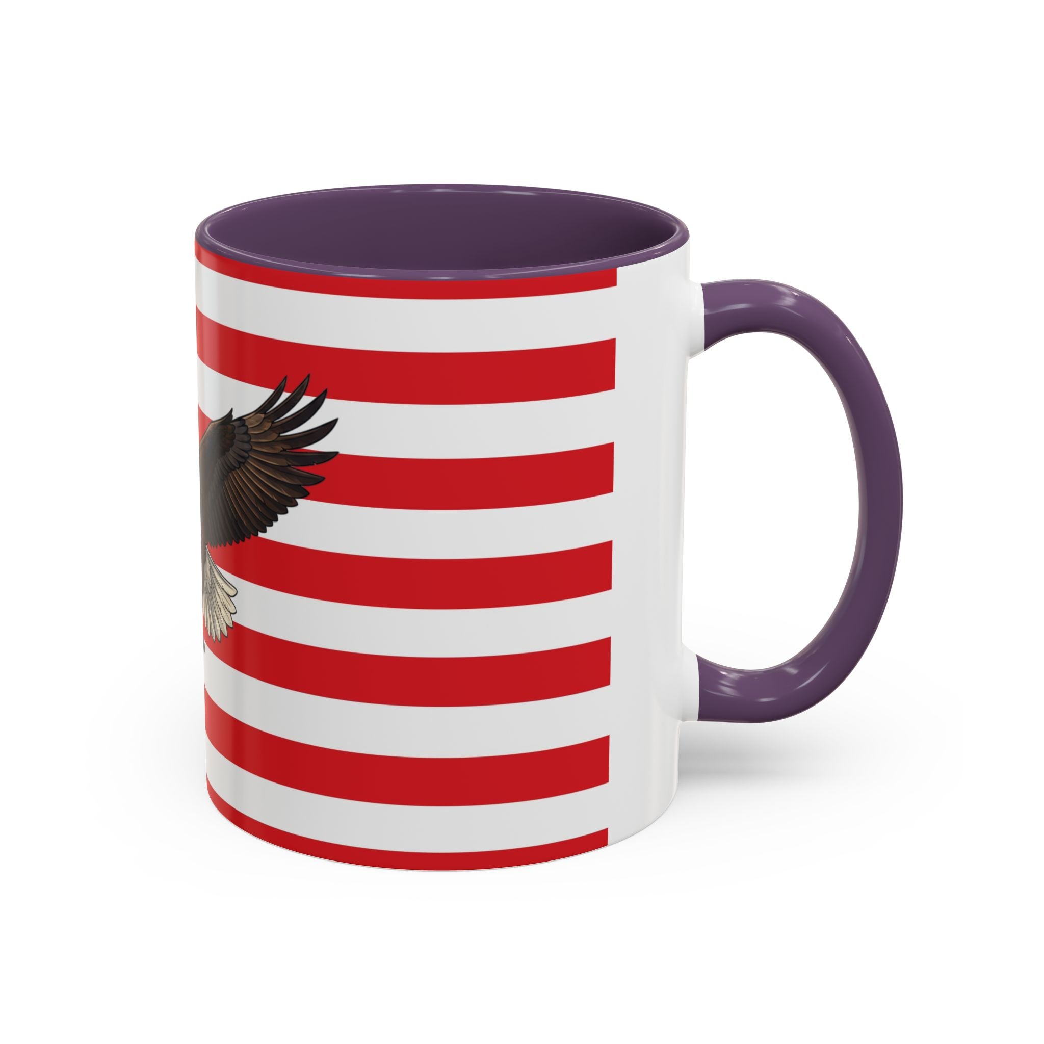 American Flag Mug with Bald Eagle – Patriotic Coffee Cup (11/15oz)