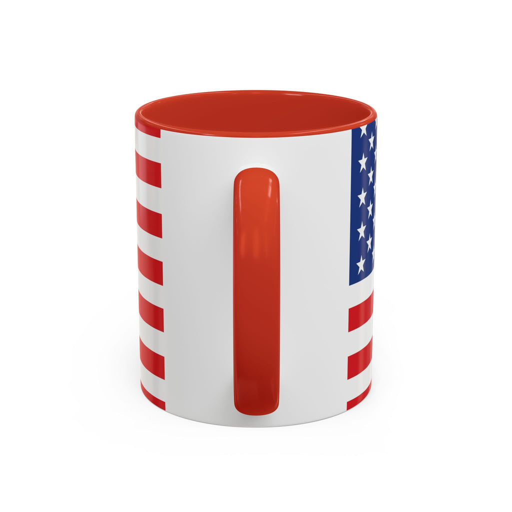 American Flag Mug with Bald Eagle – Patriotic Coffee Cup (11/15oz)