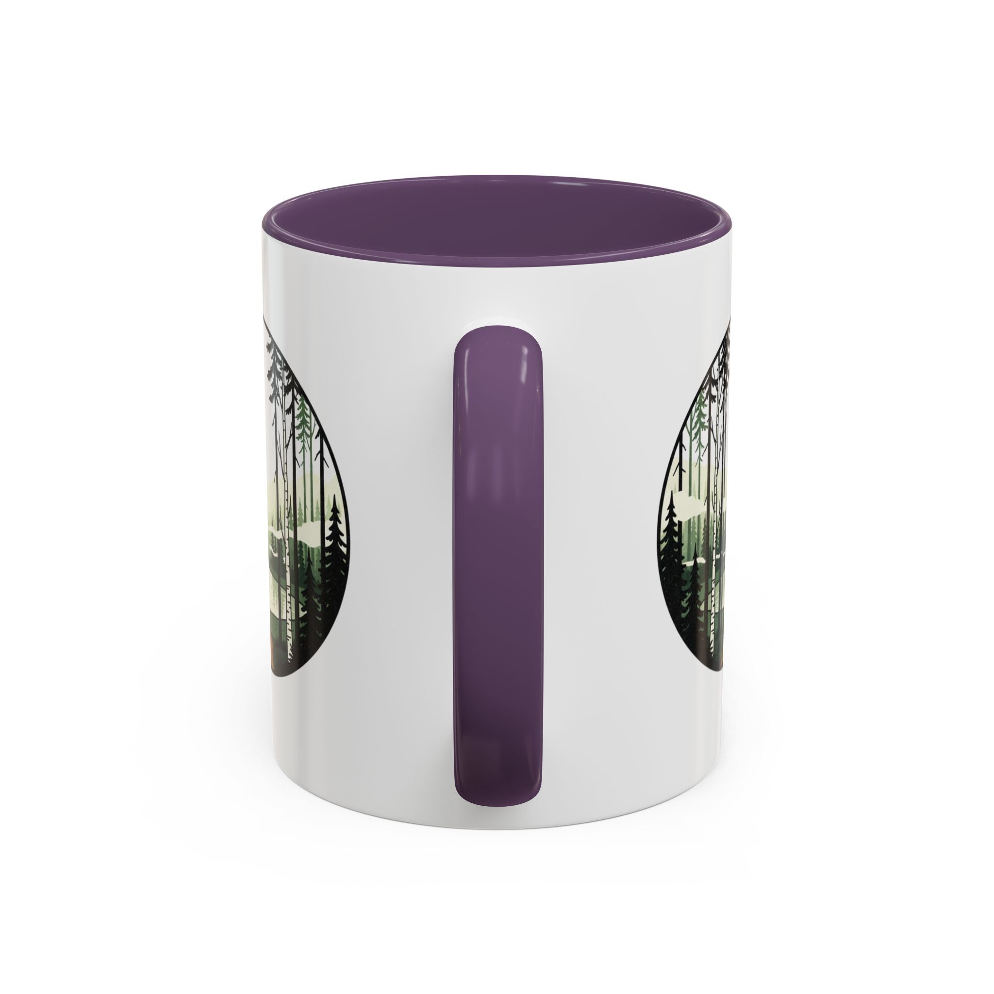 Buck Deer Coffee Mug — Forest Scenic Accent Mug (11/15oz)