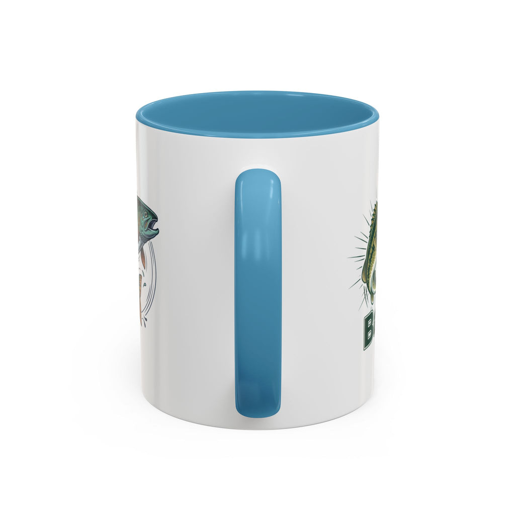 Fishing Mug — Animated Trout & Angler Coffee Cup (11/15oz)