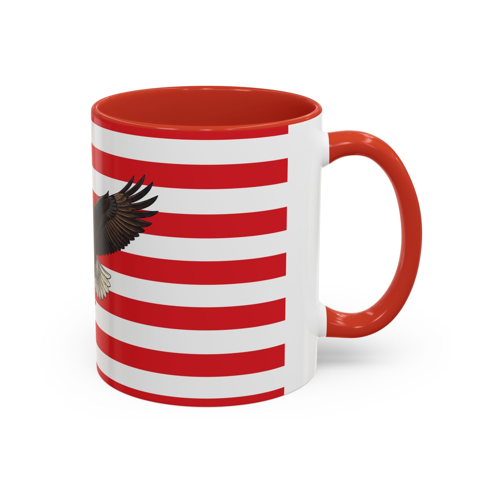 American Flag Mug with Bald Eagle – Patriotic Coffee Cup (11/15oz)