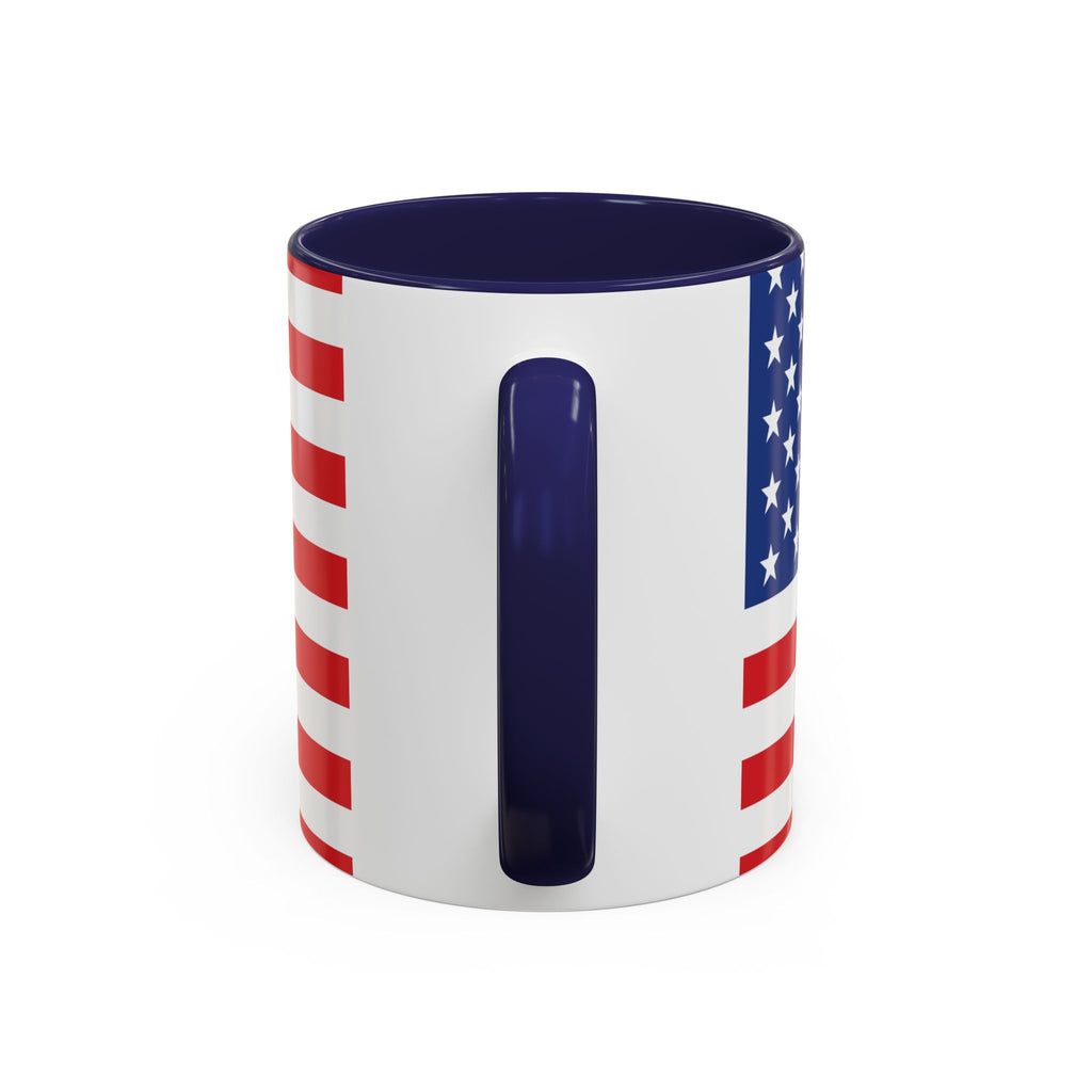 American Flag Mug with Bald Eagle – Patriotic Coffee Cup (11/15oz)
