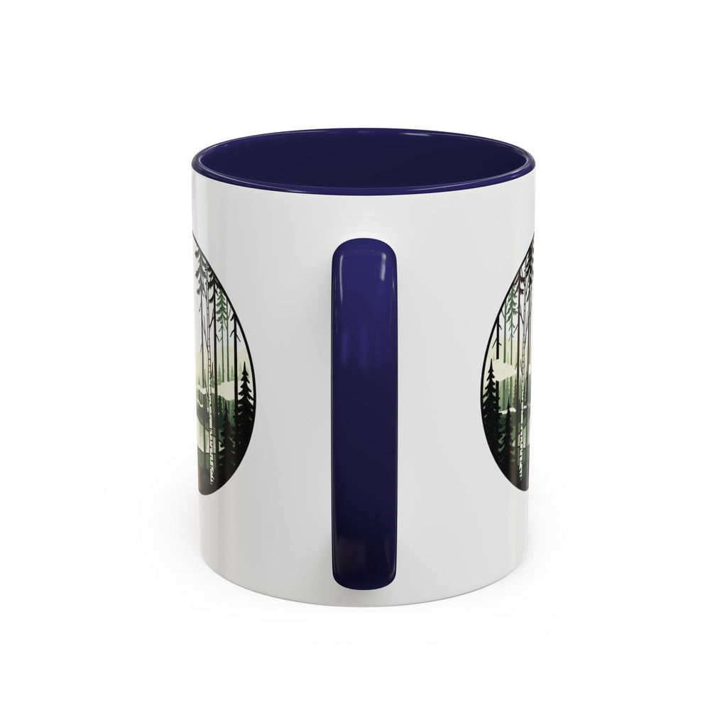 Buck Deer Coffee Mug — Forest Scenic Accent Mug (11/15oz)