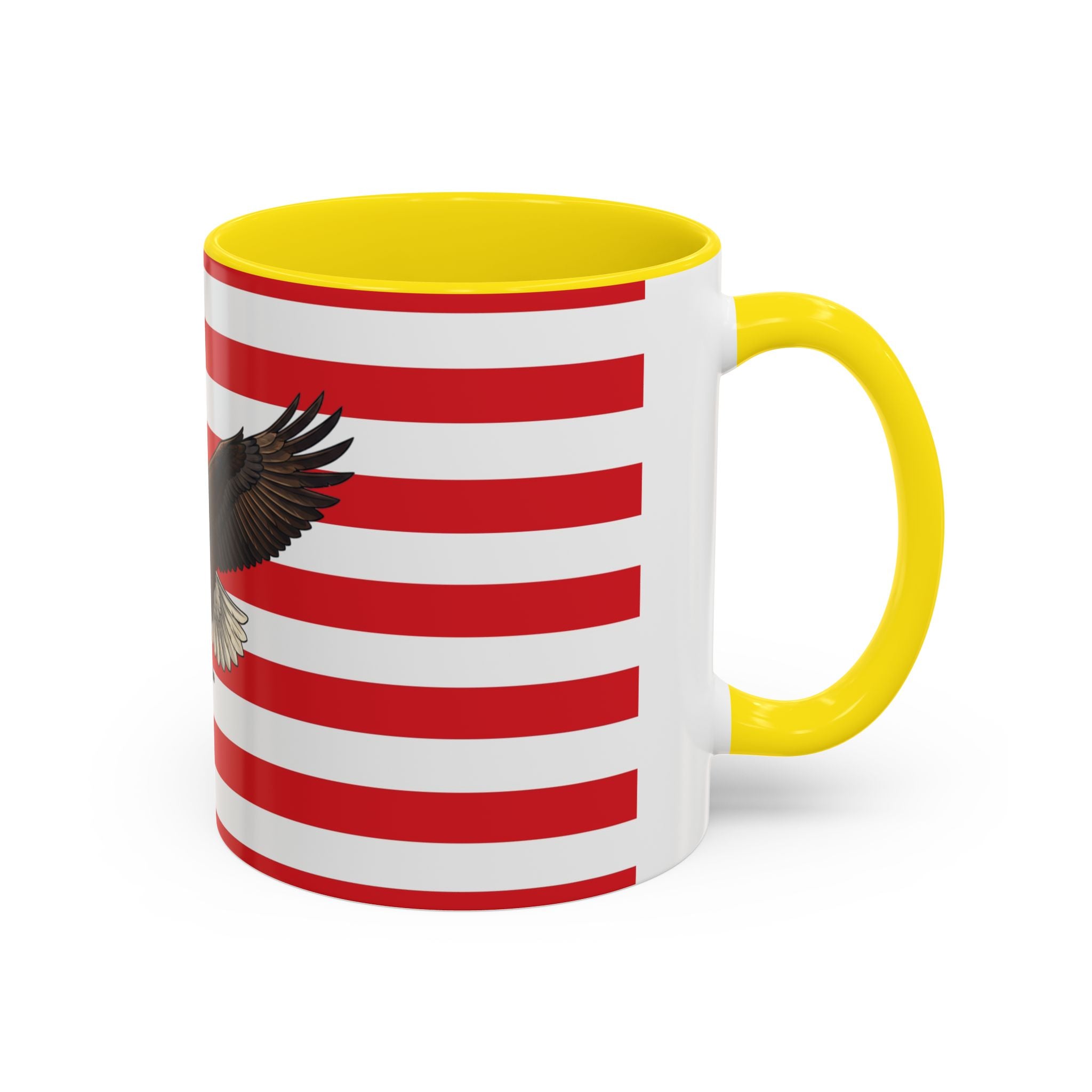 American Flag Mug with Bald Eagle – Patriotic Coffee Cup (11/15oz)