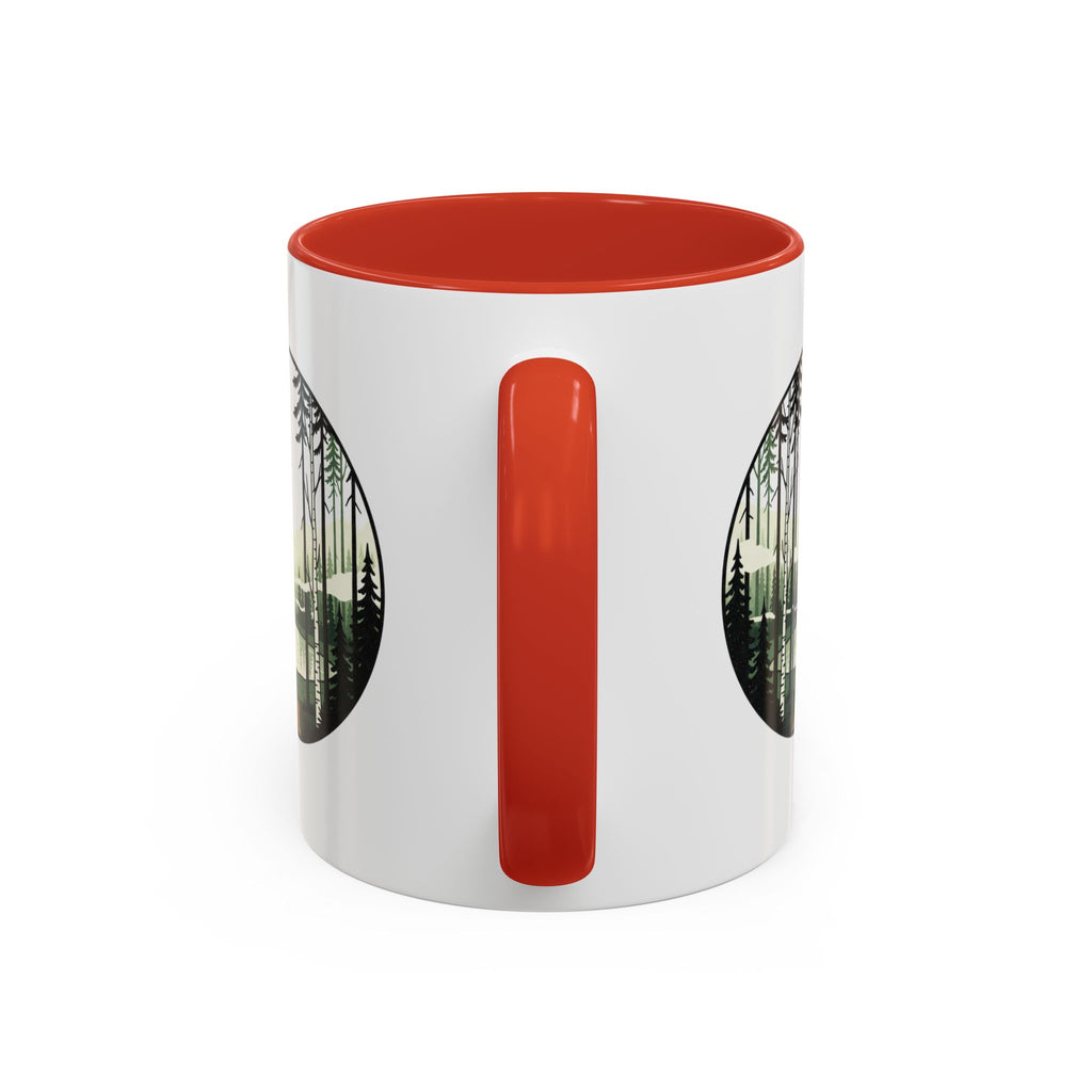 Buck Deer Coffee Mug — Forest Scenic Accent Mug (11/15oz)
