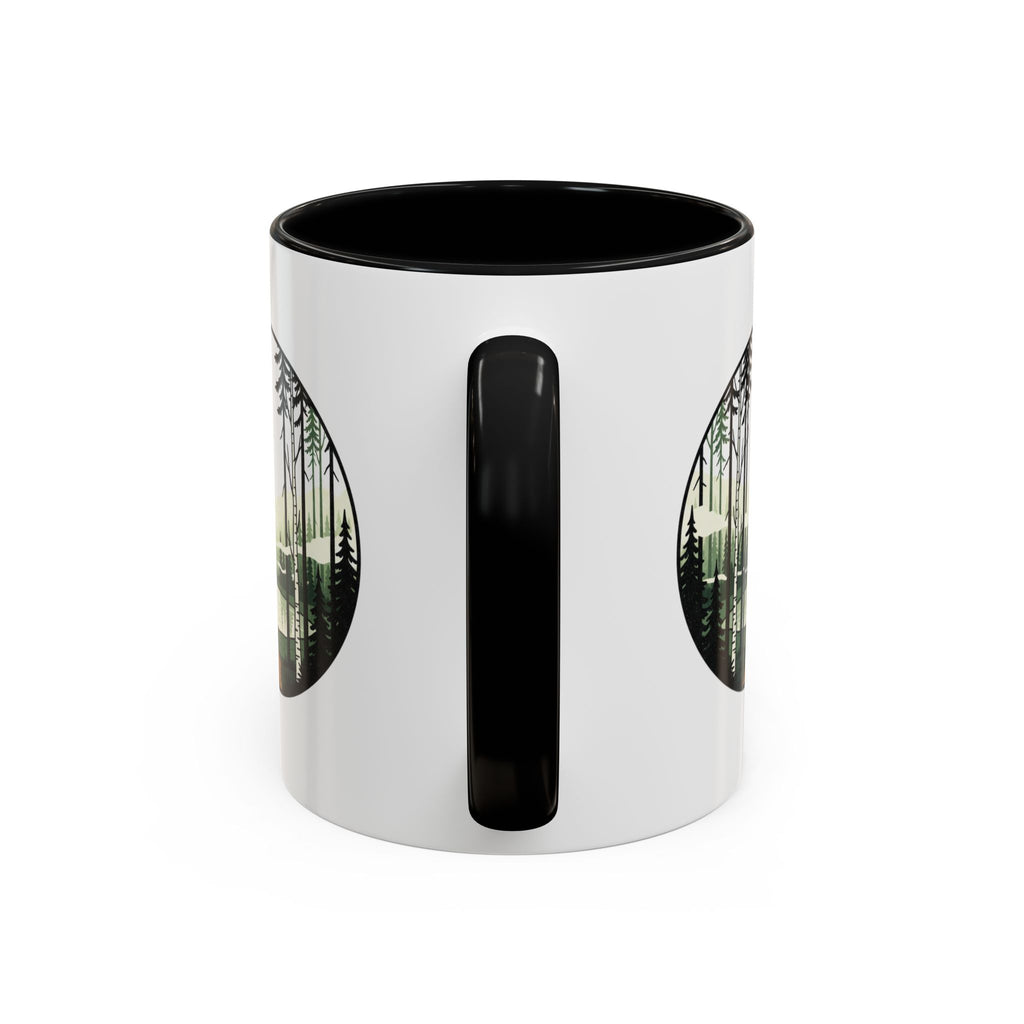 Buck Deer Coffee Mug — Forest Scenic Accent Mug (11/15oz)
