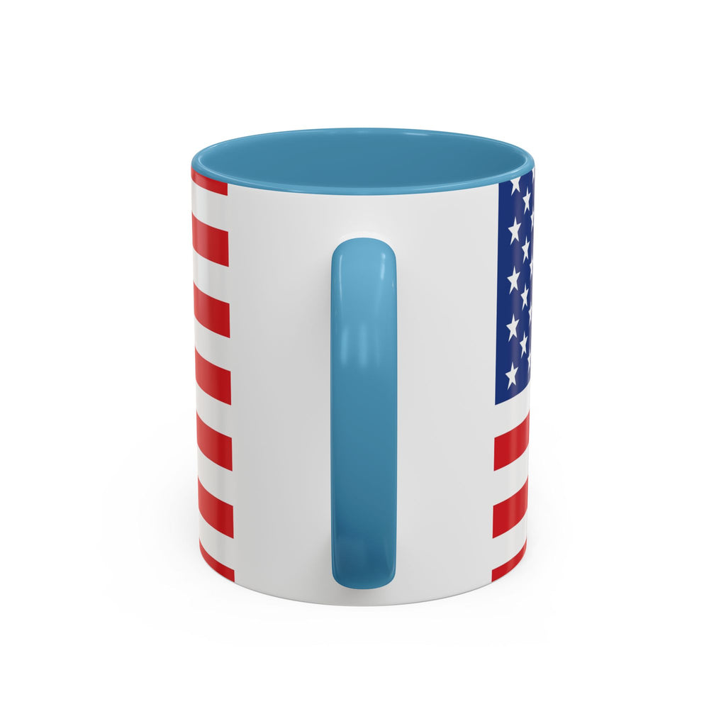 American Flag Mug with Bald Eagle – Patriotic Coffee Cup (11/15oz)