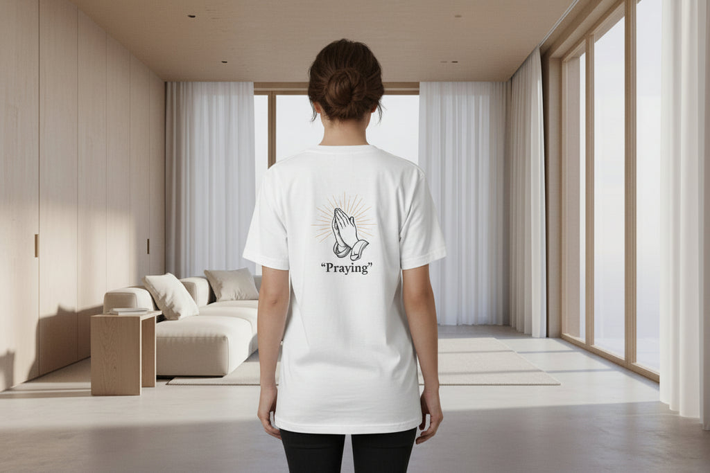 God We Believe Praying T‑Shirt