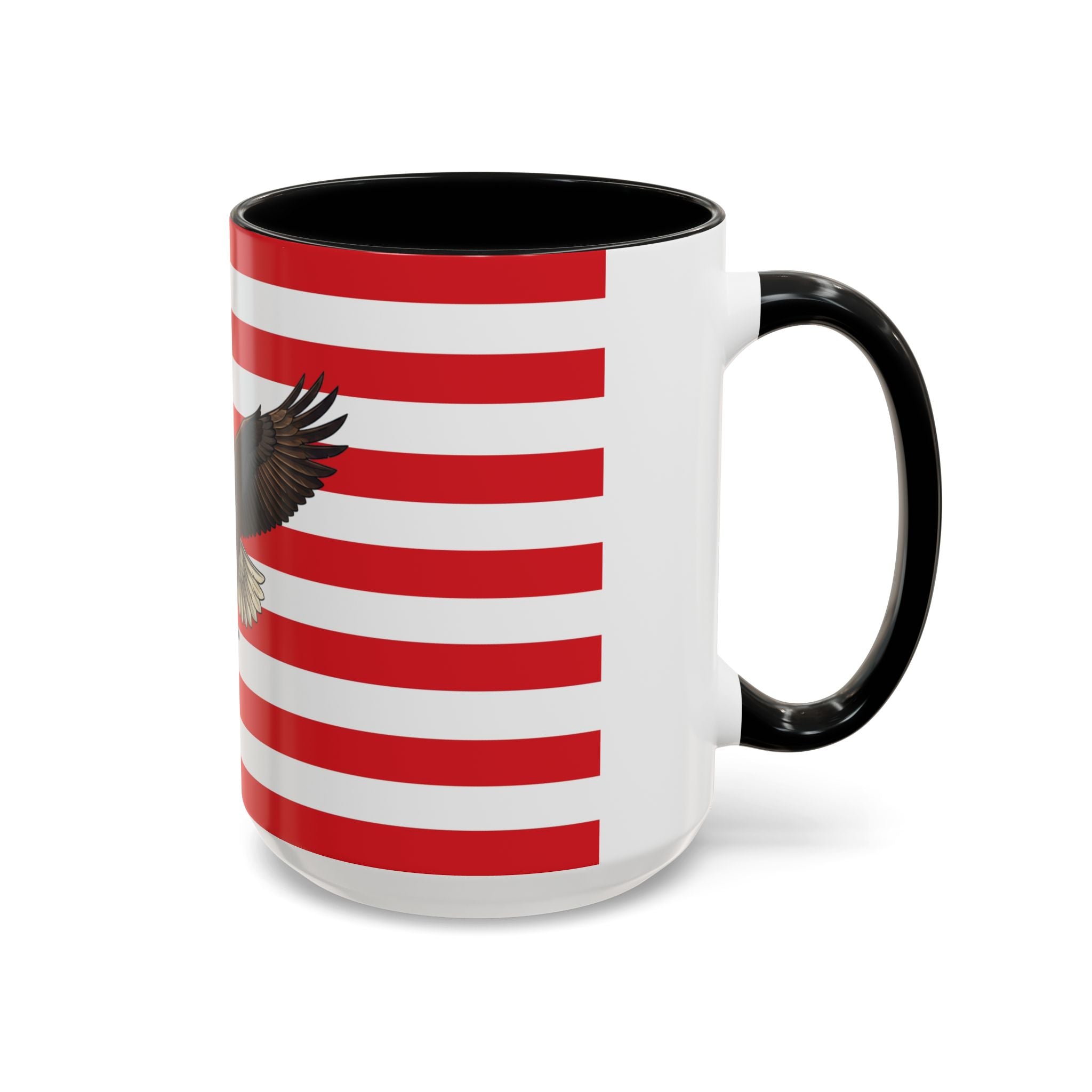 American Flag Mug with Bald Eagle – Patriotic Coffee Cup (11/15oz)