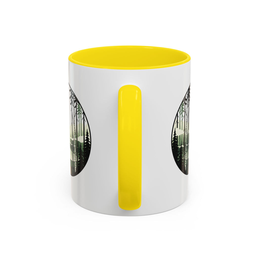 Buck Deer Coffee Mug — Forest Scenic Accent Mug (11/15oz)