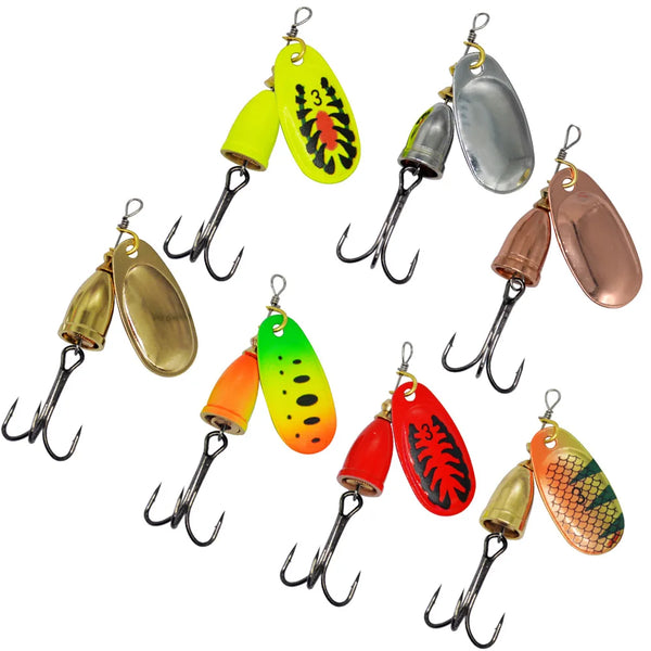 Copper Spin Fishing Lure Set