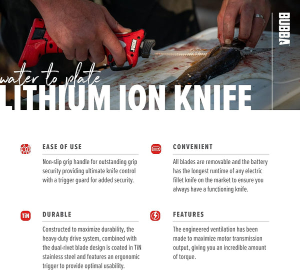 BUBBA Cordless Fillet Knife Pro