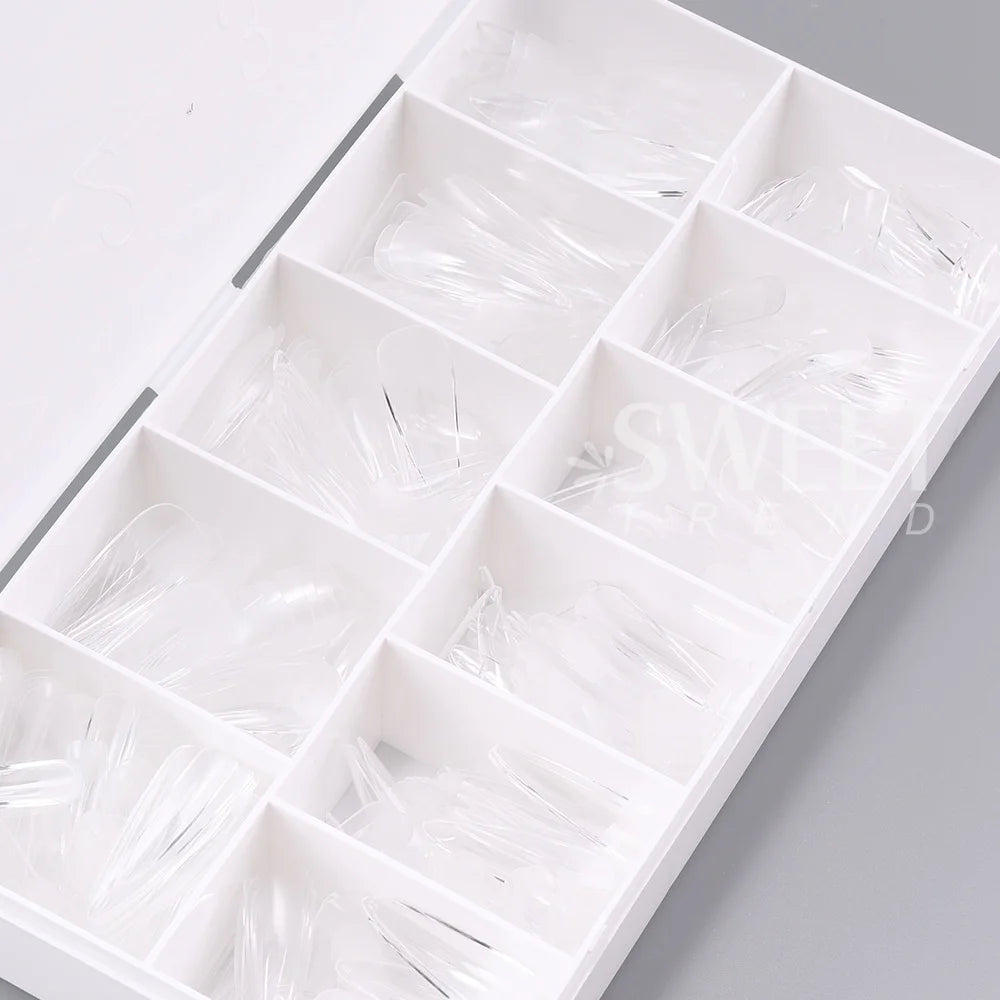 Everyday Matte Coffin Nail Tips Set