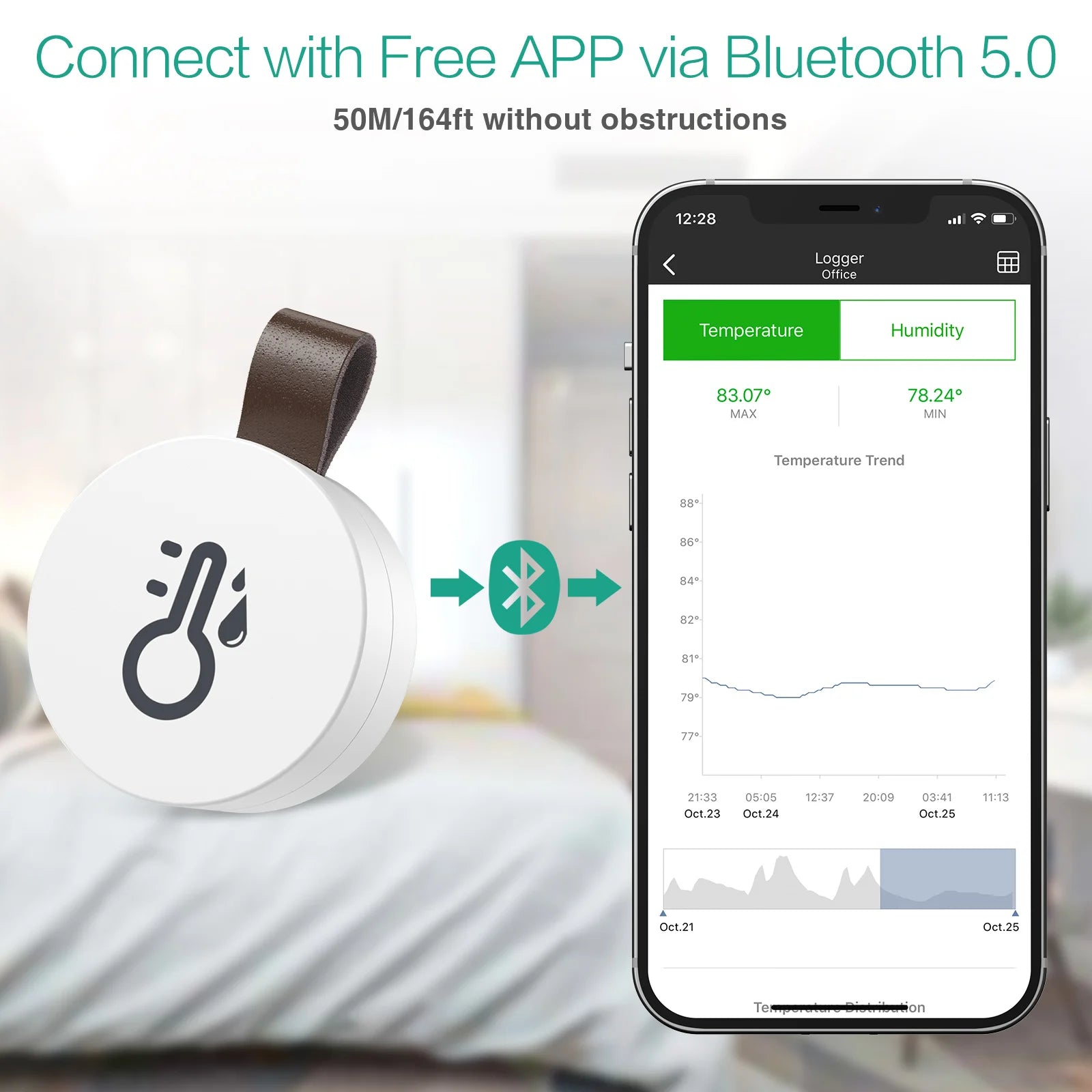 Smart Bluetooth Temp & Humidity Tracker