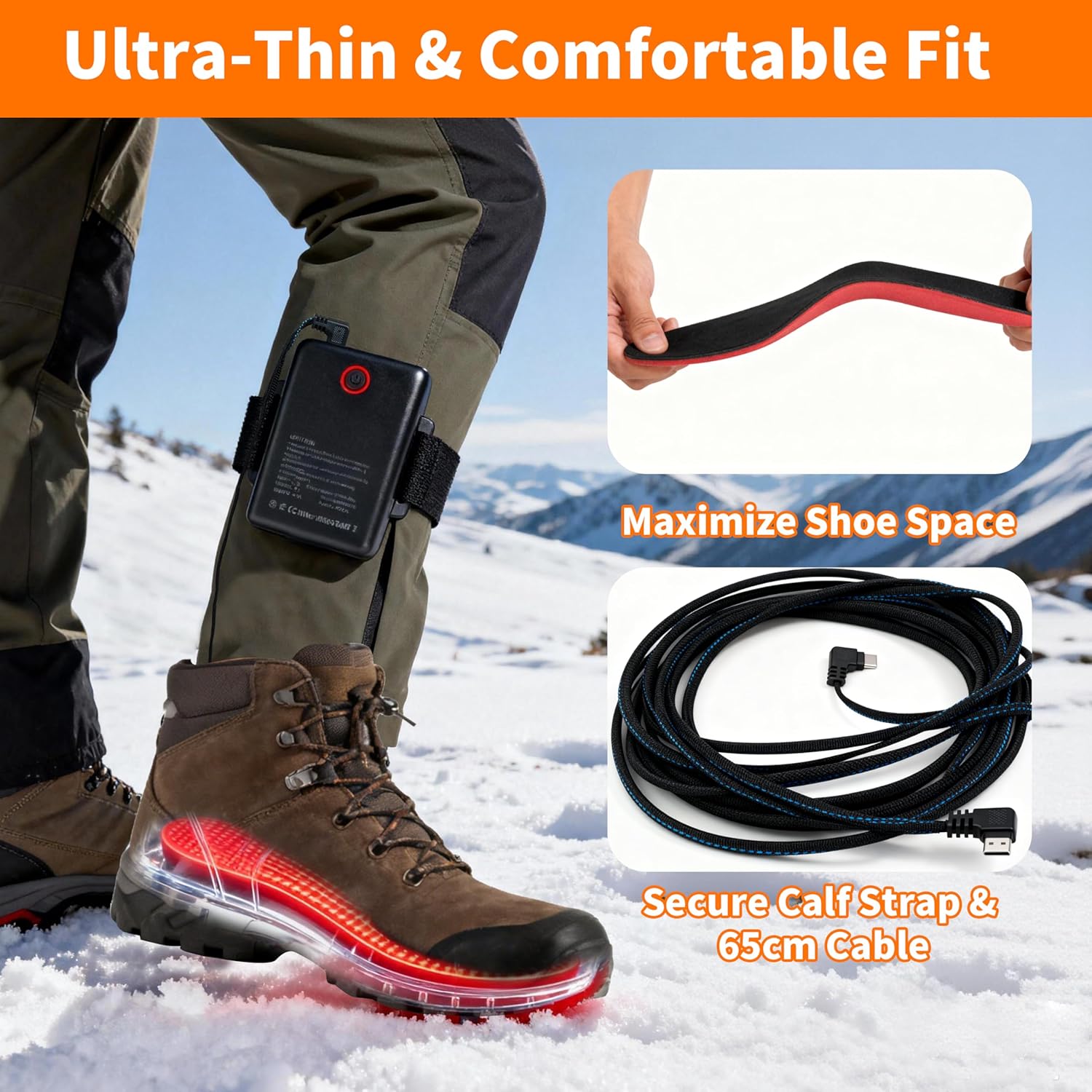 PowerHeat Rechargeable Insoles