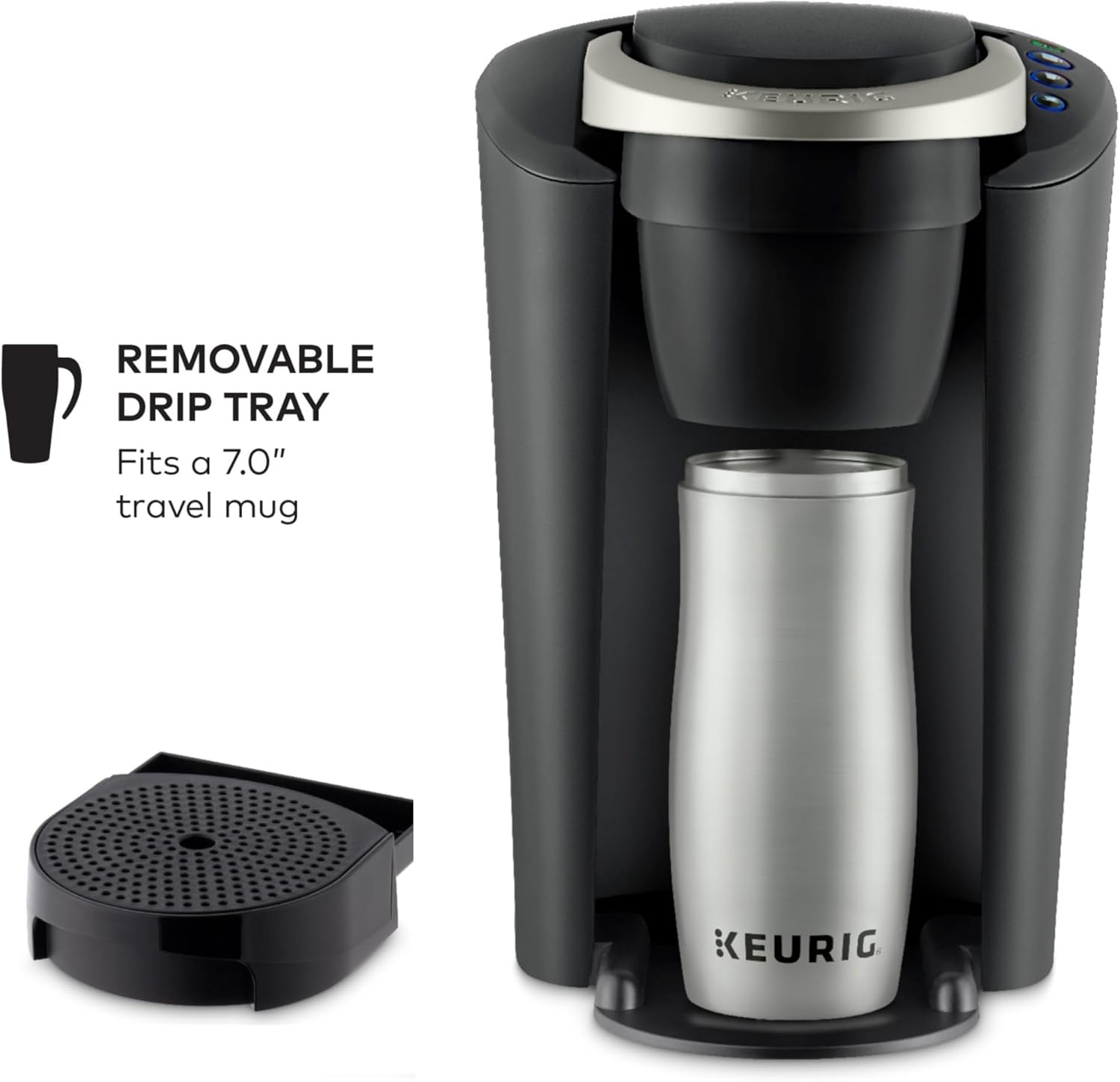 Kitchen-Ready Compact Coffee Maker – Space-Saving Single-Serve Brewer