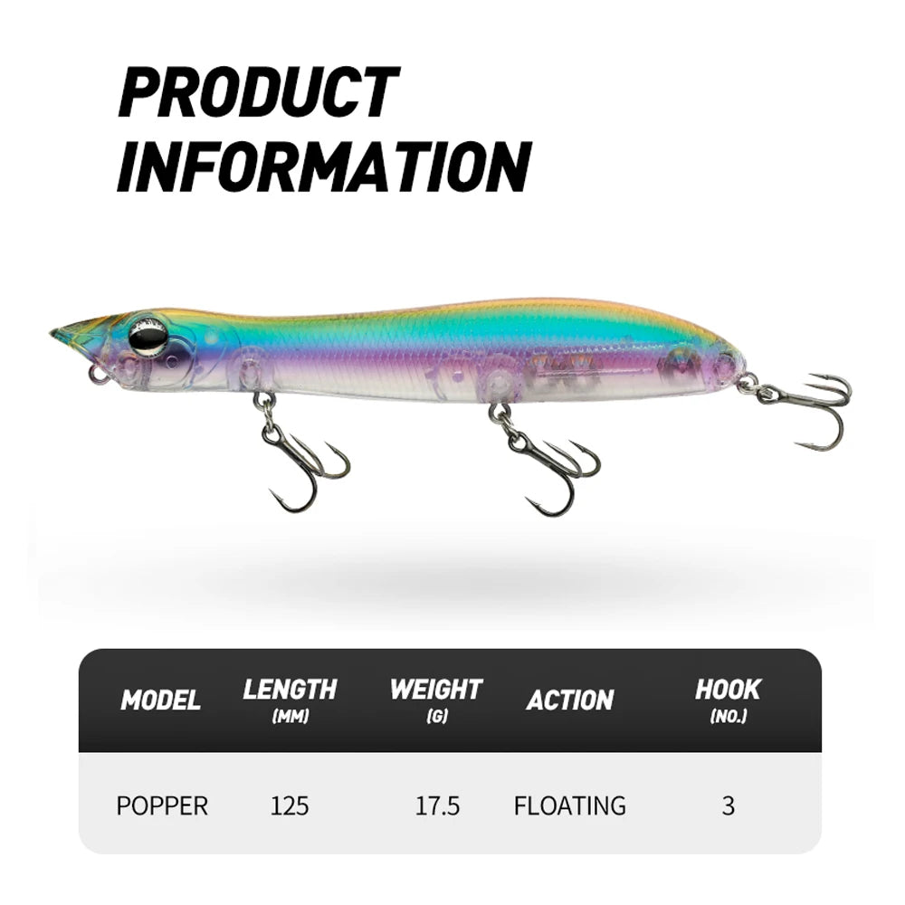 Topwater Popper Bass Lure