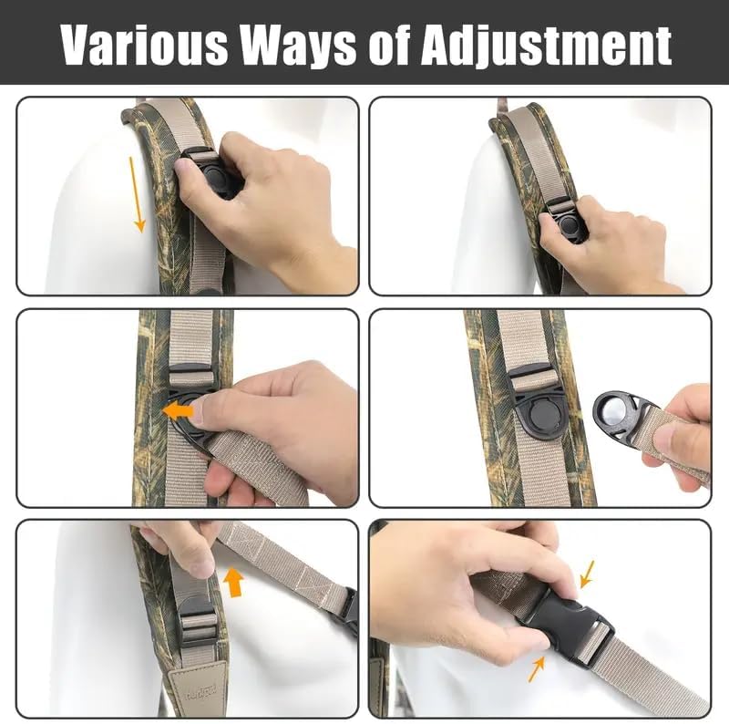 RapidCarry Pro No-Drill Rifle Sling - Padded Hunting Carry Strap