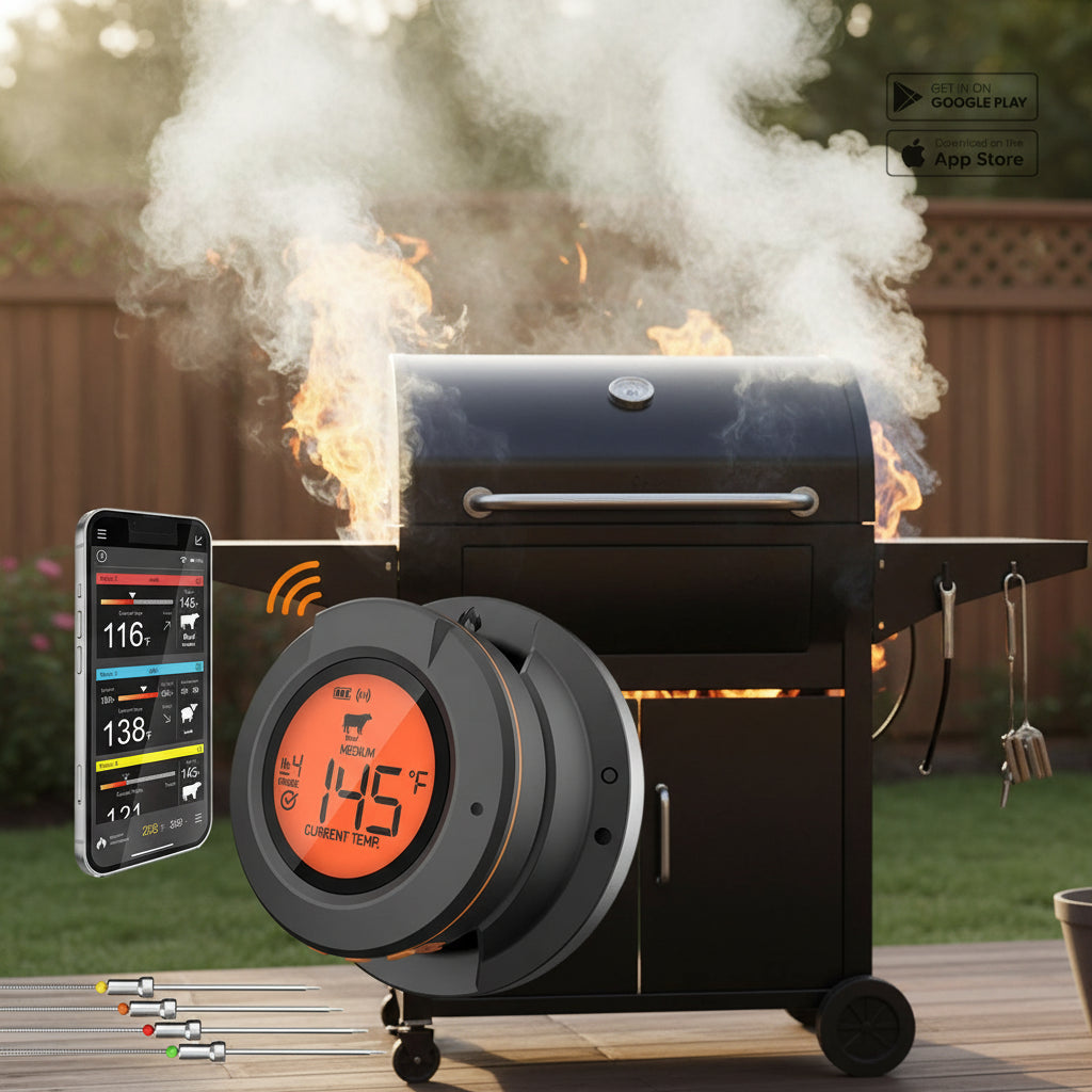 Smart Grill Thermometer Pro