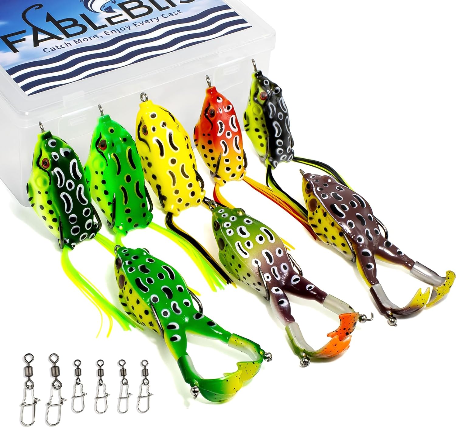 Topwater Frog Strike Kit – Weedless Bass Fishing Lures