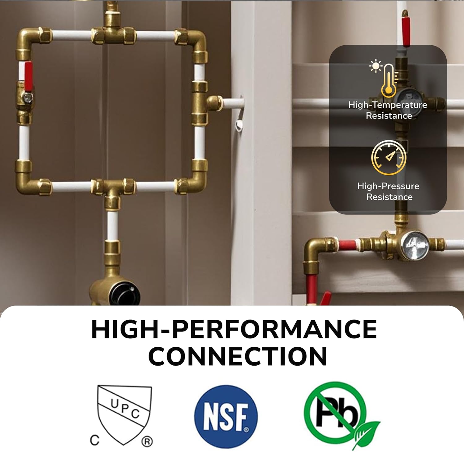 QuickFit Brass Shutoff Valve