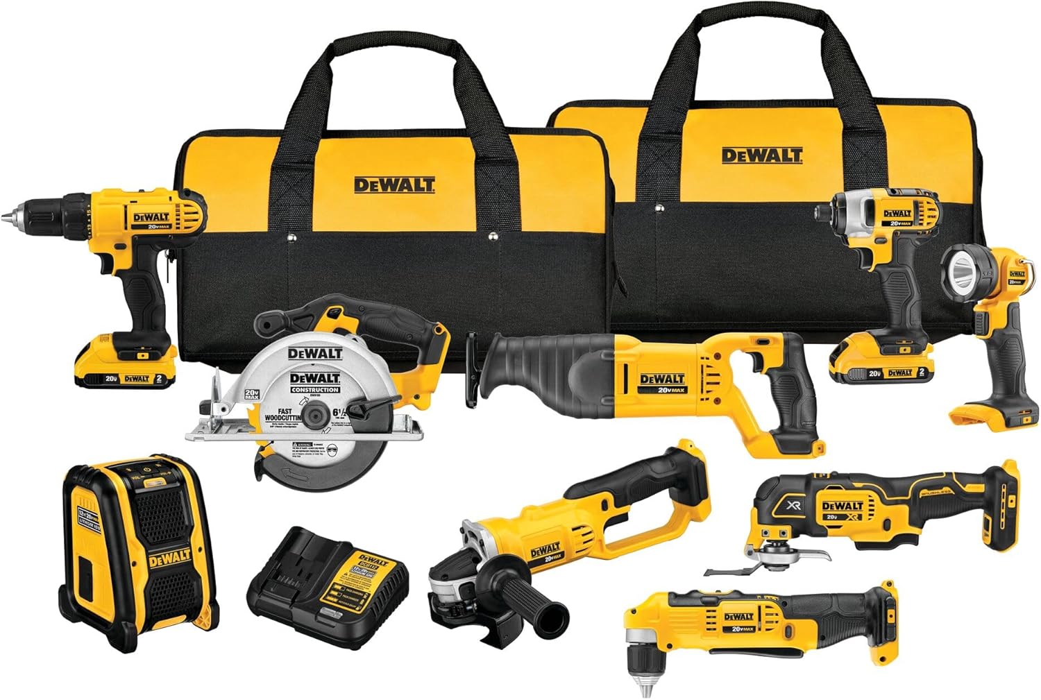 ProSite 20V 9-Tool Cordless Combo Kit