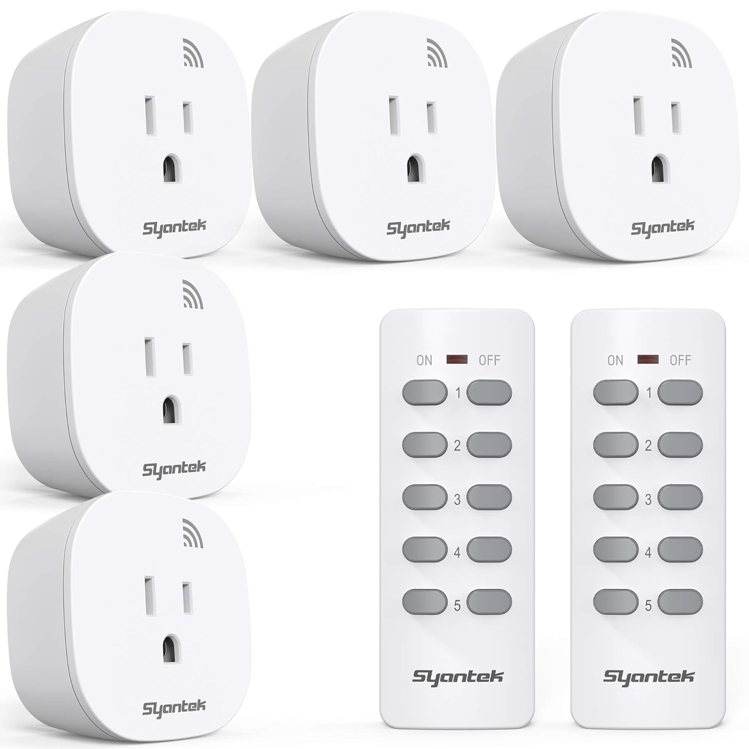 Wireless Remote Control Outlet Kit - Smart Home Switch Set