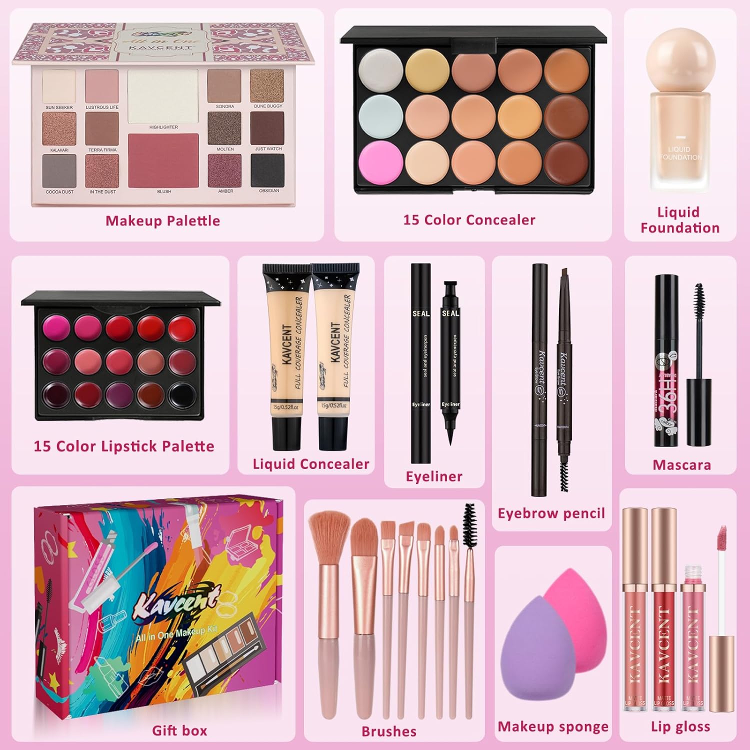 Everyday Makeup Kit — Complete Beauty Gift Set for Women