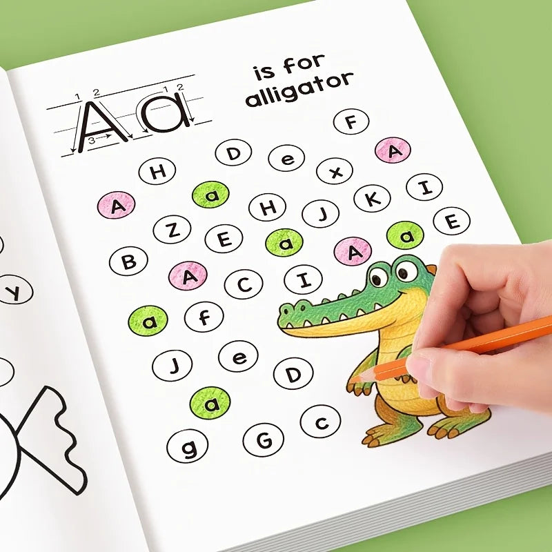 Kids Alphabet Practice Activity Book