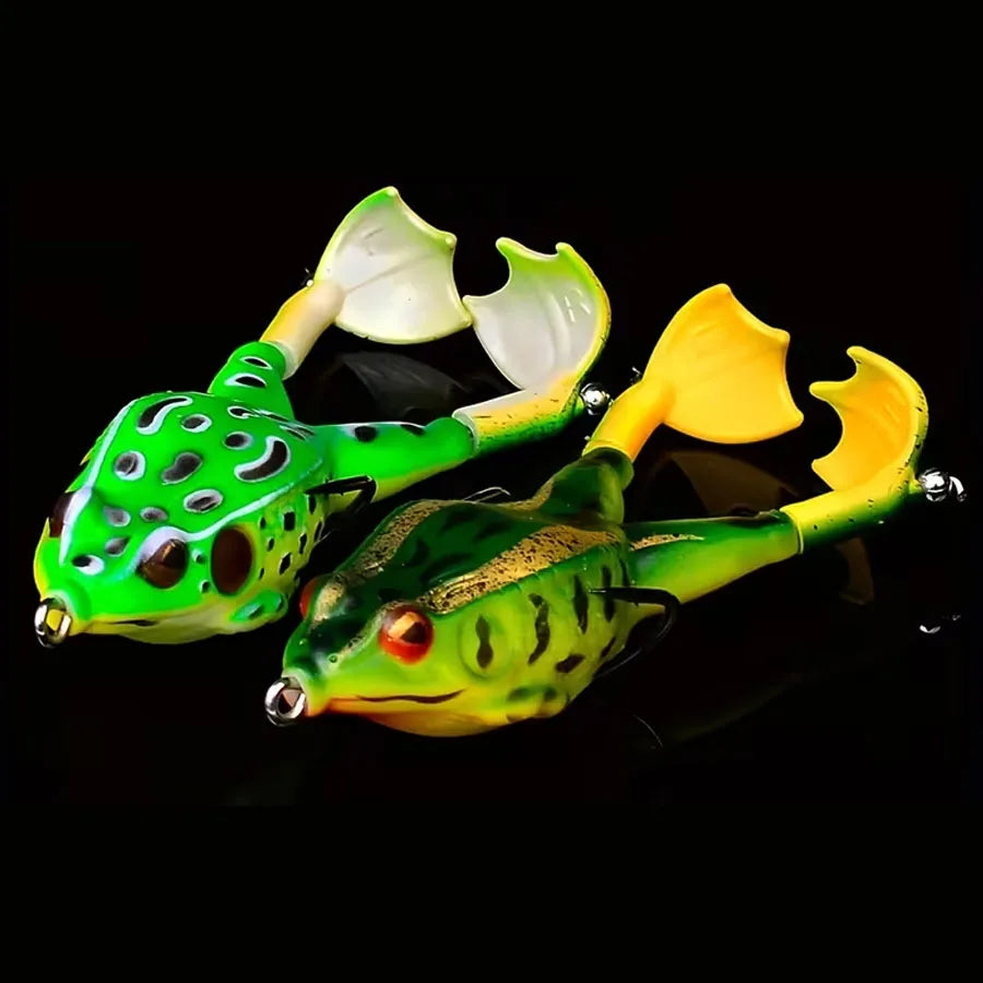 Topwater Frog Double Propeller Lure