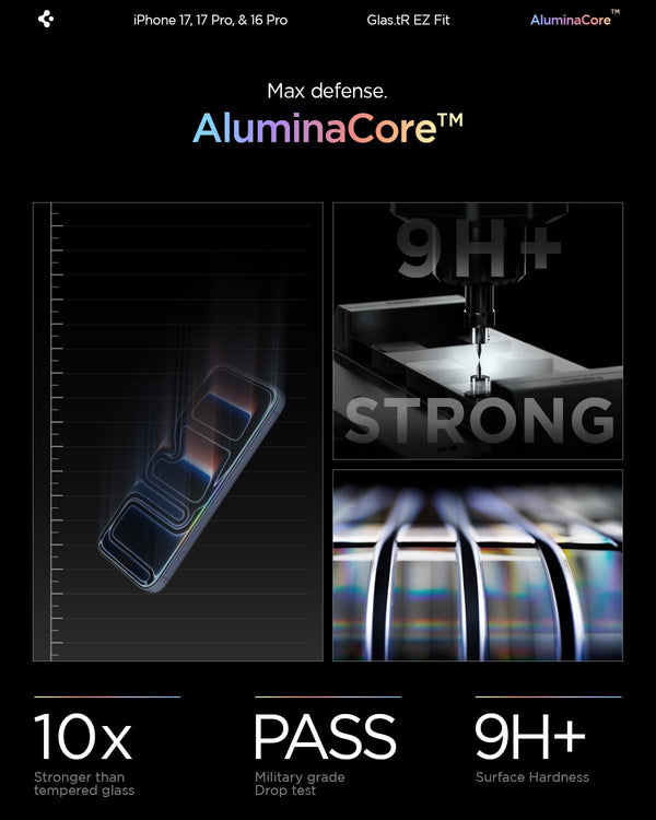 AluminaCore Glass Shield