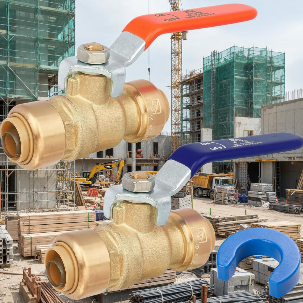 QuickFit Brass Shutoff Valve