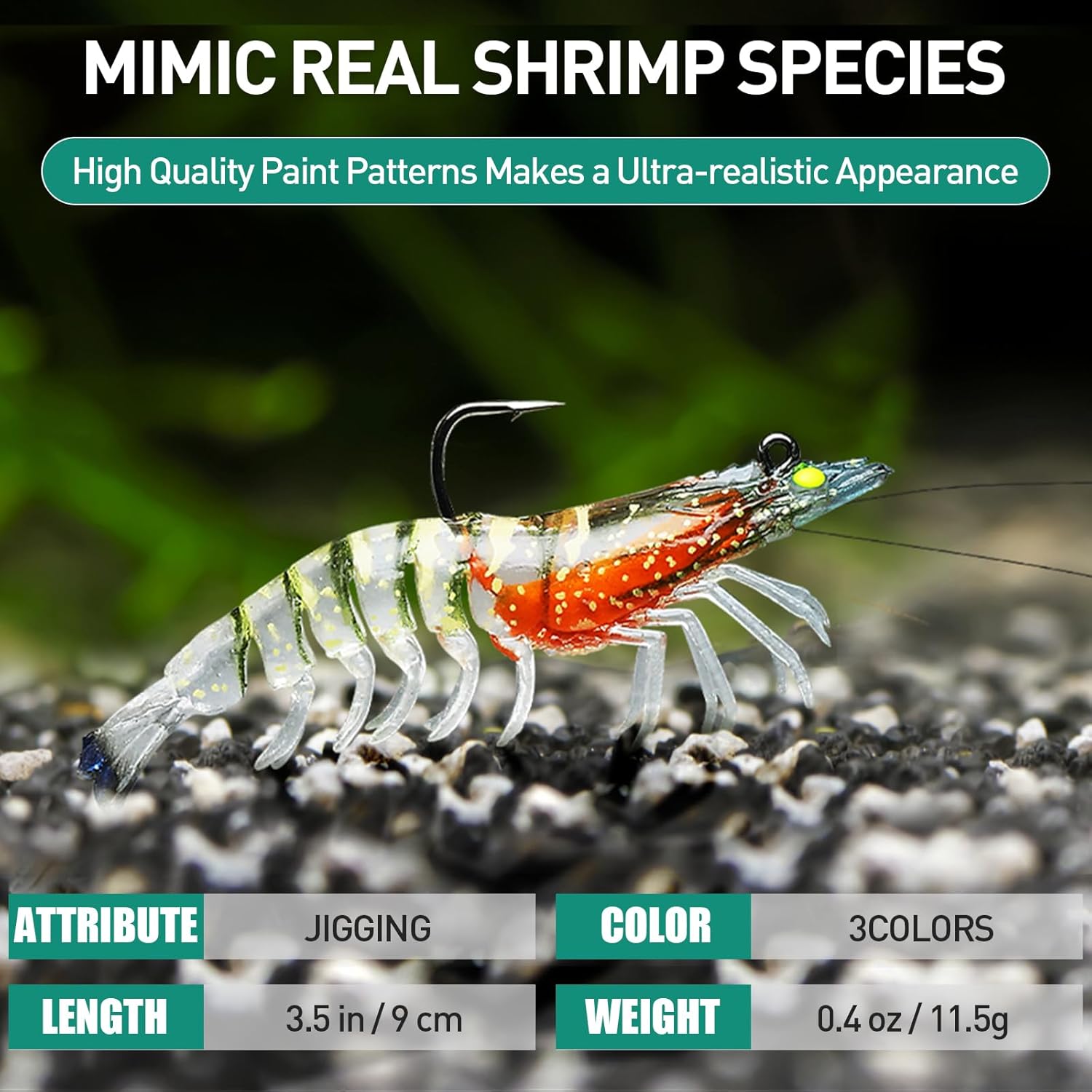 EasyCatch Soft Swimbait Fishing Lure Pack – Pre-Rigged TPE Baits
