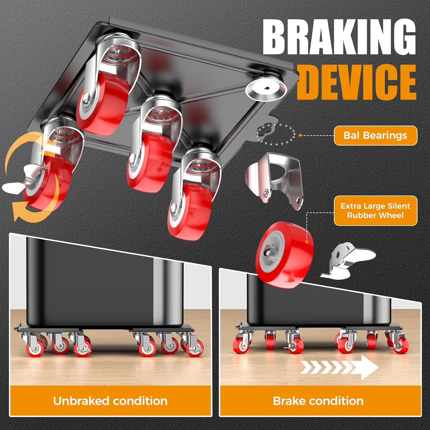 Heavy Duty Furniture Mover with Floor Protection