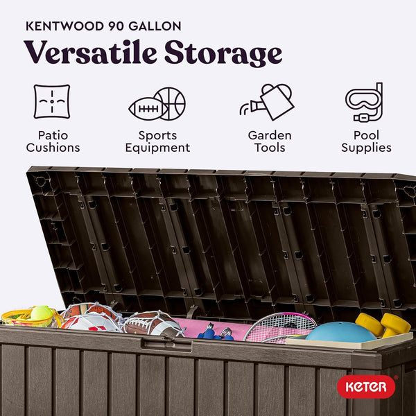 Kentwood Outdoor Resin Deck Chest