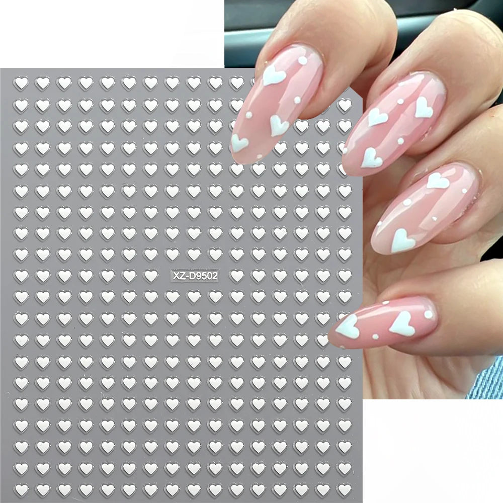 Bold Heart Nail Stickers - Express Your Style Instantly
