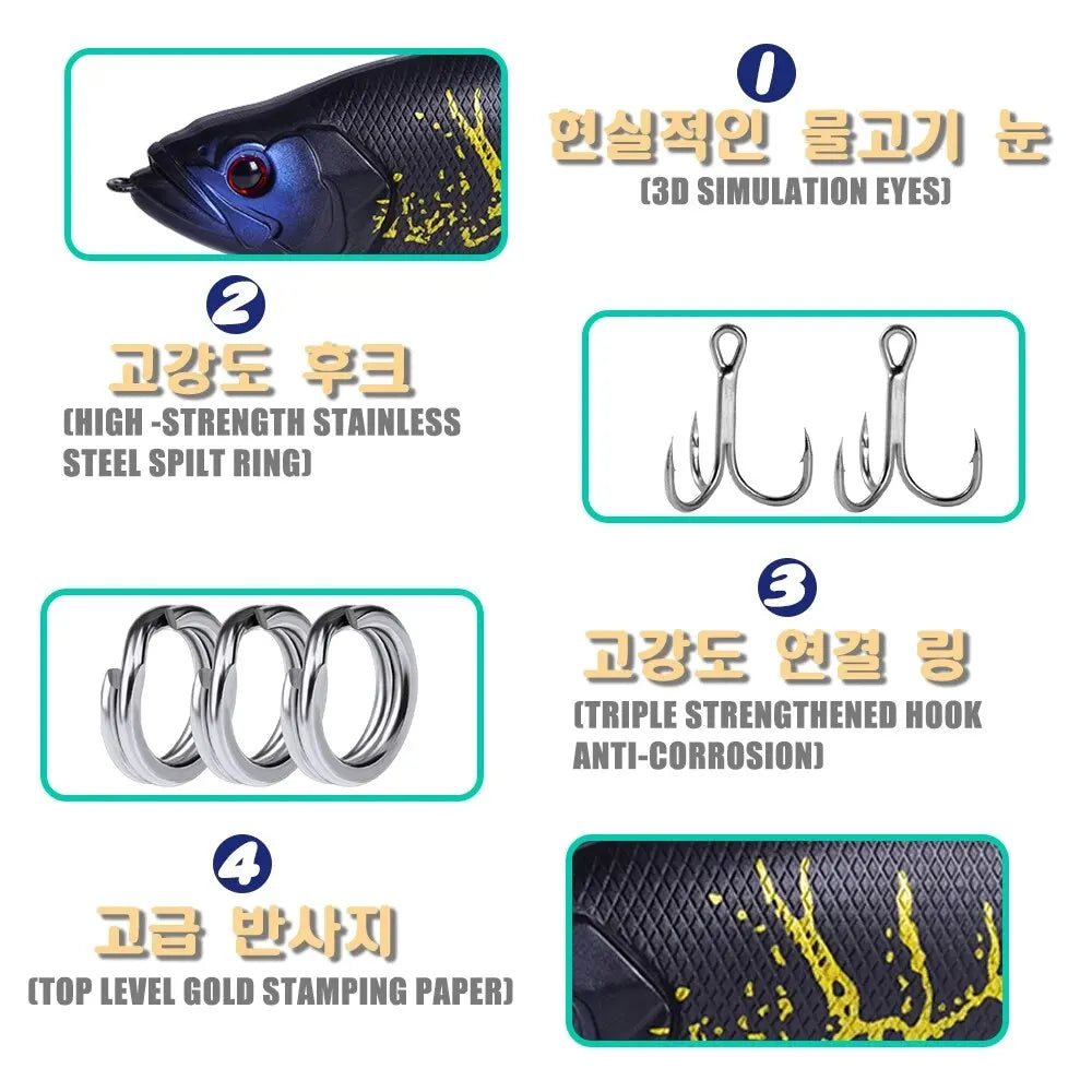 RiverBite Slow-Sinking Swimbait Lure – 135mm 30g Bass & Pike Bait