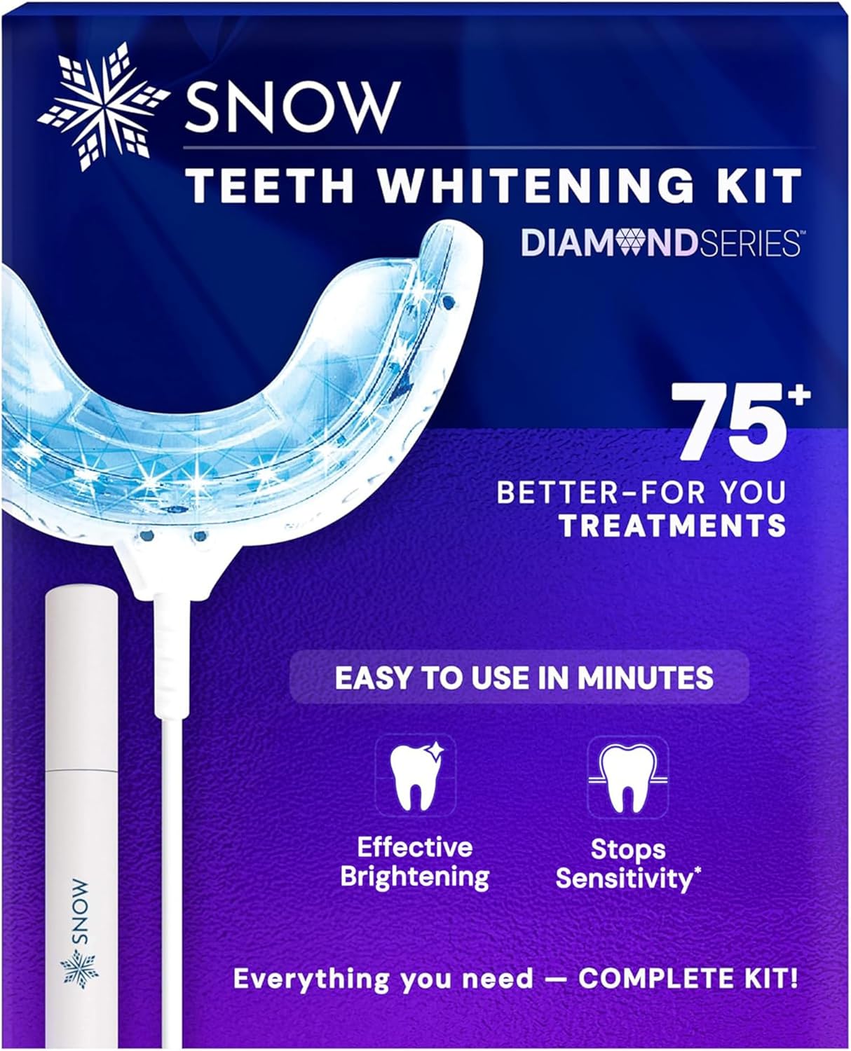 BrightSmile Pro Teeth Whitening Kit — Diamond Wired Wand