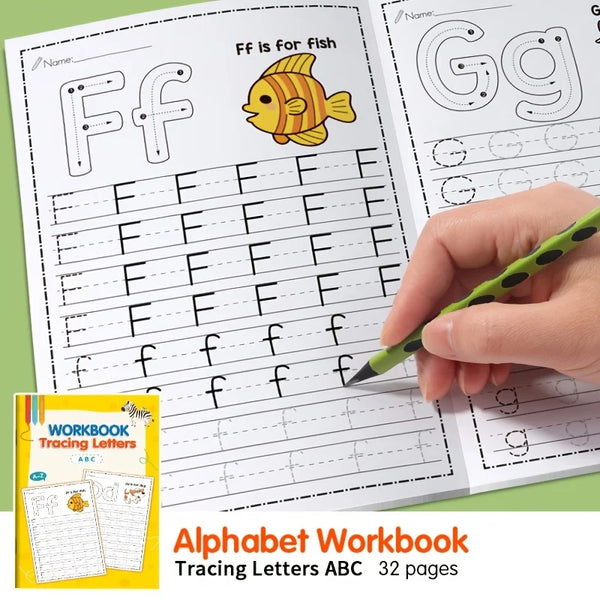 Kids Alphabet Practice Activity Book