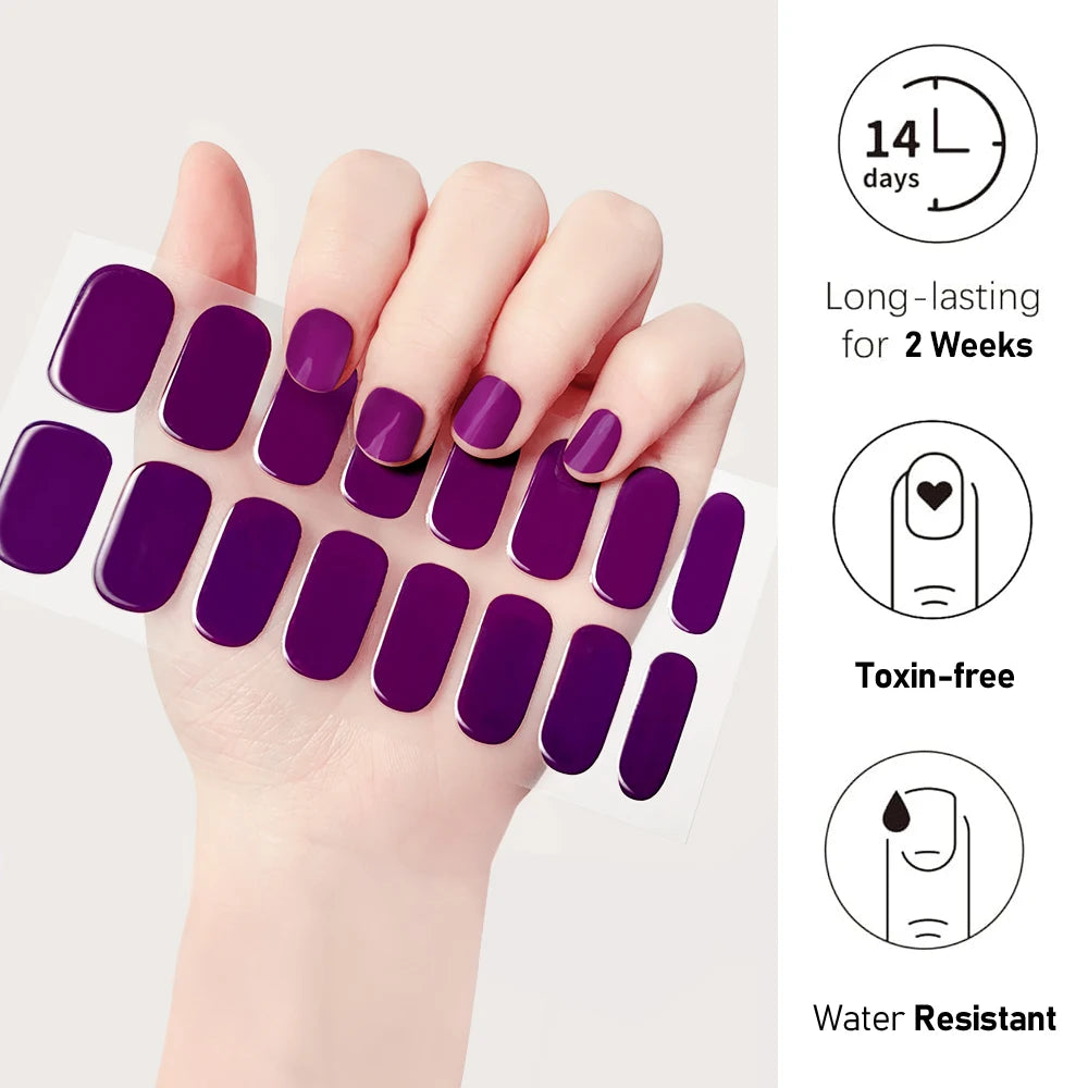 Pro Gel Nail Wraps - Salon-Quality Manicure at Home