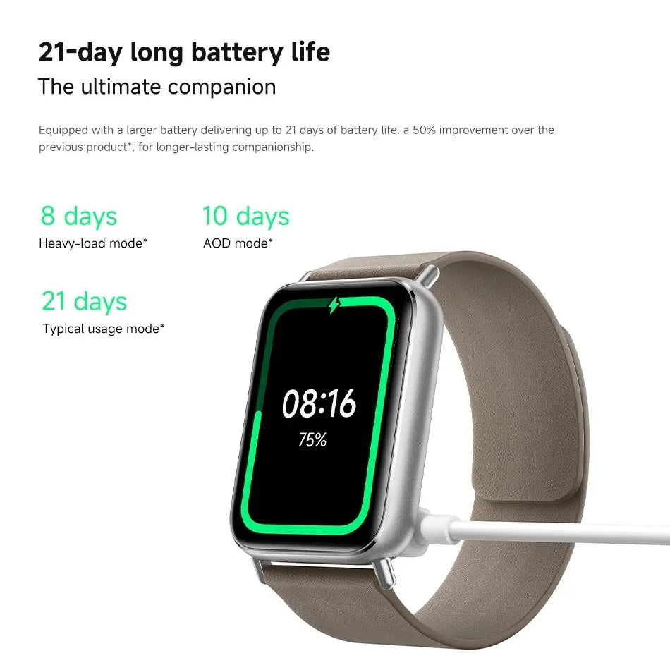 GlowFit Smart Band - Fitness Tracker with AMOLED Display & Heart Rate Monitor
