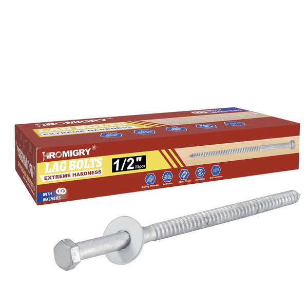 Galvanized Hex Lag Bolts Set
50 Pack