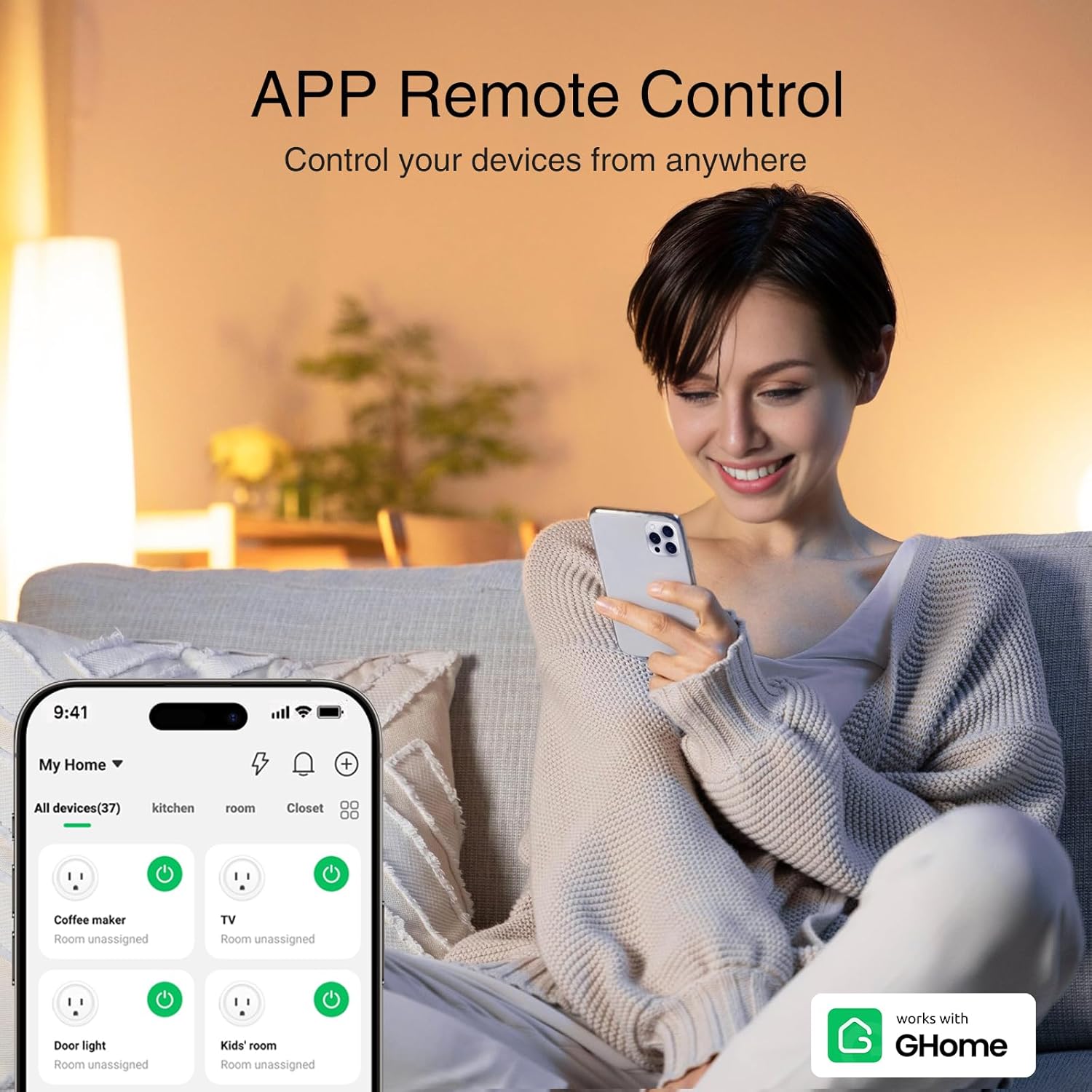 Smart WiFi Plug - Voice Control & App Remote Smart Outlet