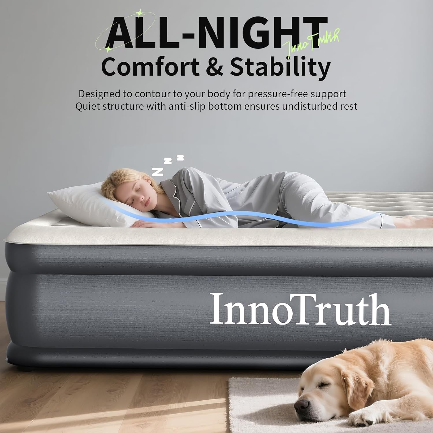 CozyCal King Air Bed – Quick-Inflate Comfort for King & California King